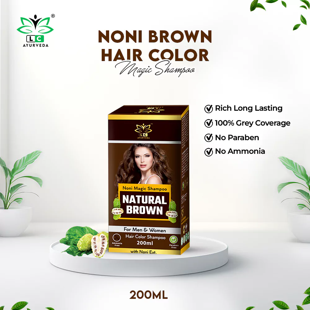 LC Ayurveda Mamdaani Hair Color Brown (200ml)