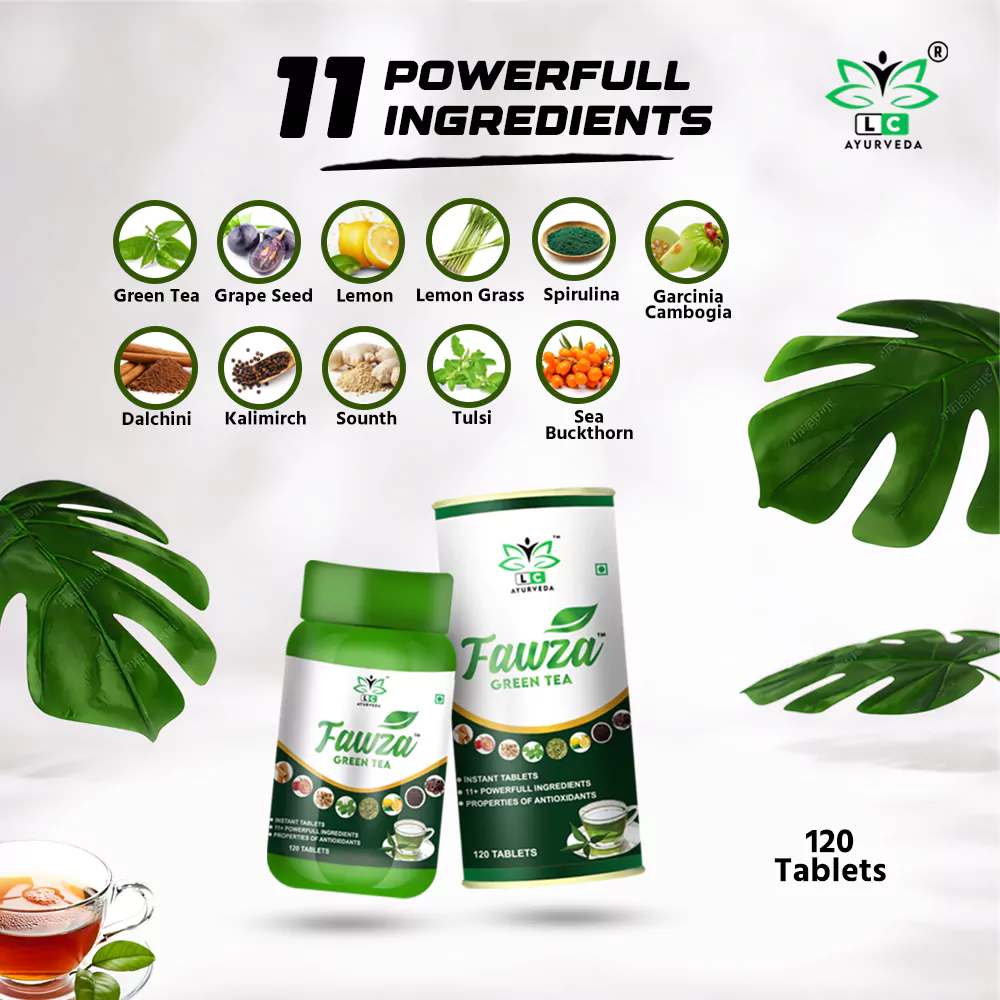 Fawza Green Tea (120 Tablets)