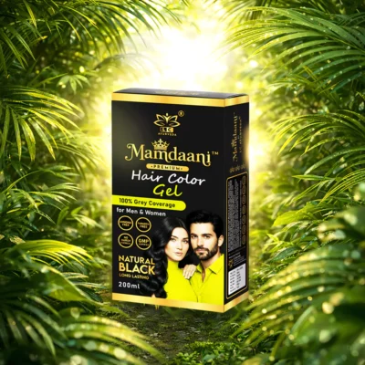 Mamdaani Hair Color Gel Black (200ml)