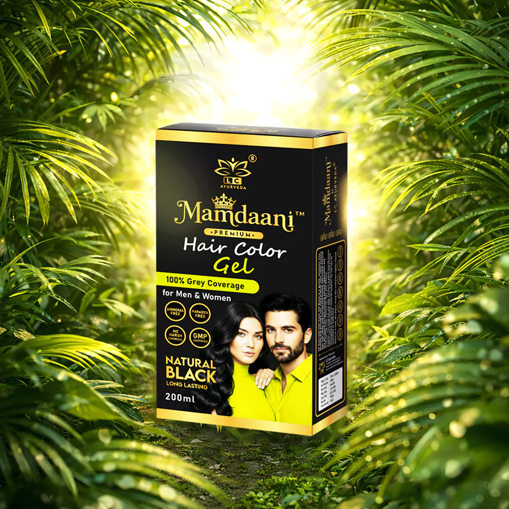 Mamdaani Hair Color Gel Black (200ml)