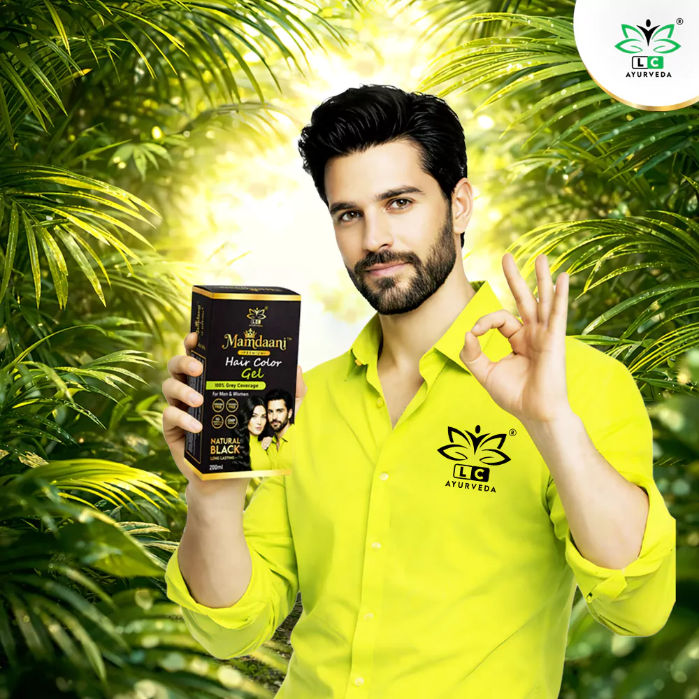 Mamdaani Hair Color Gel Black (200ml)