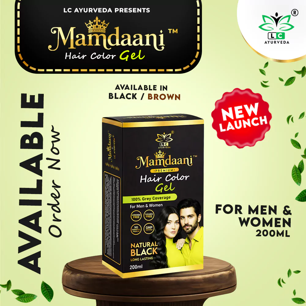 Mamdaani Hair Color Gel Black (200ml)