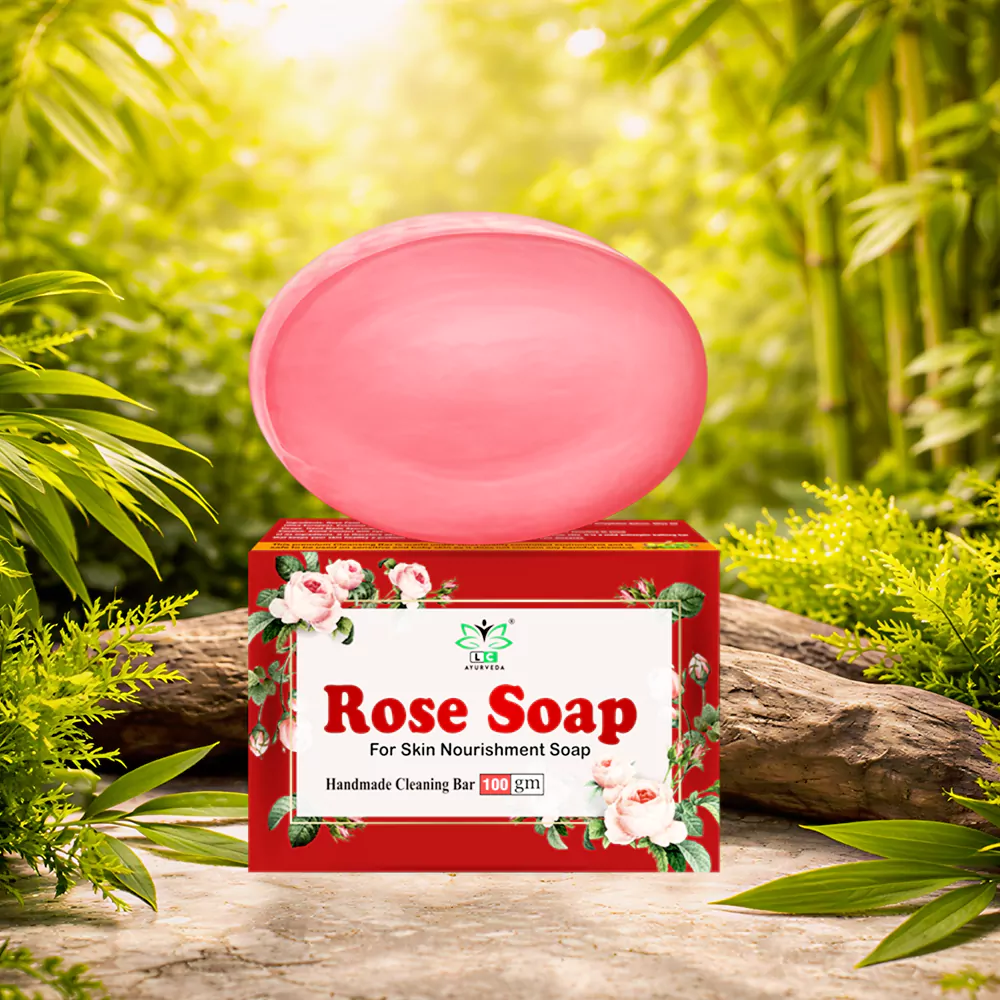 Rose Soap (100gm) | Herbal Bath Care