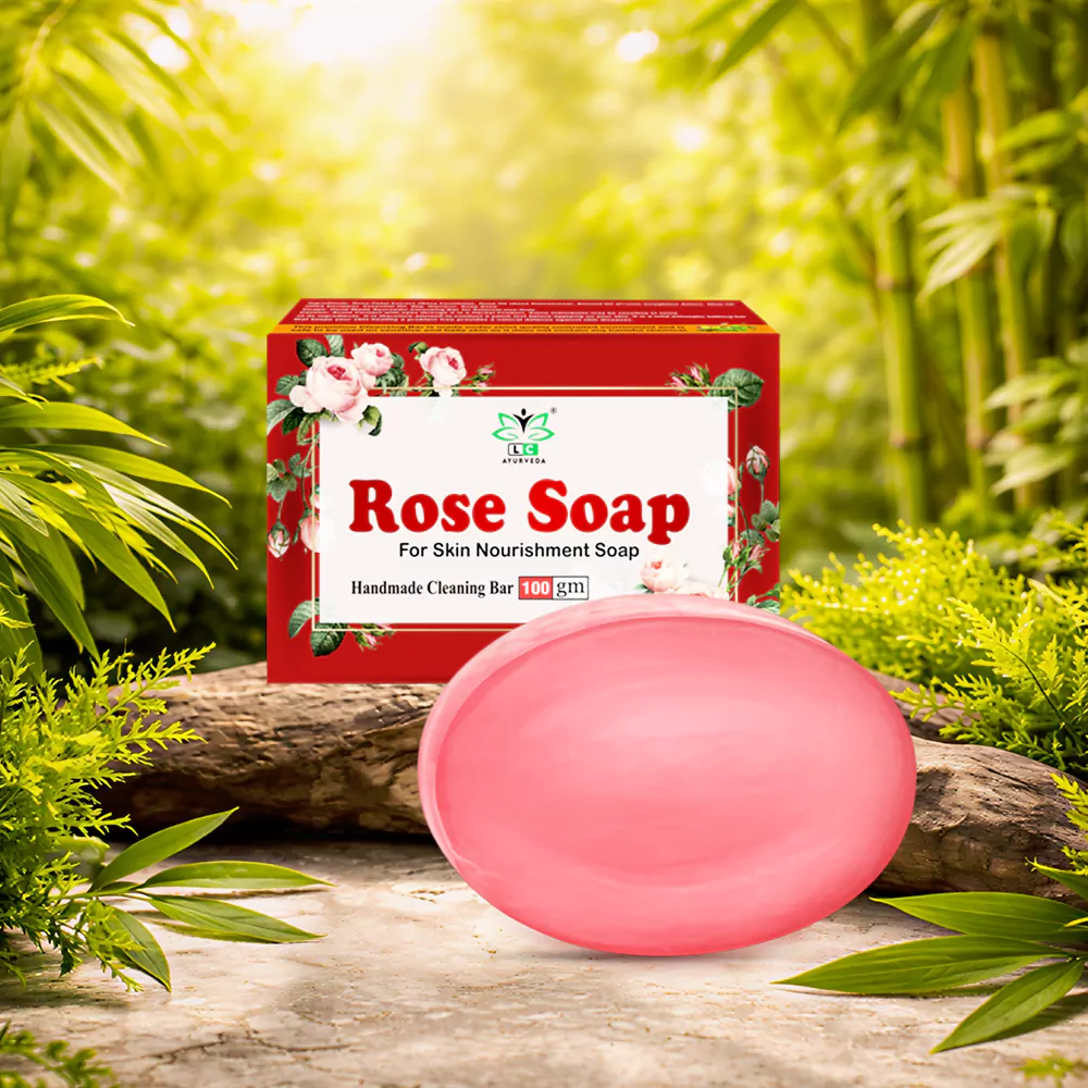 Rose Soap (100gm) | Herbal Bath Care